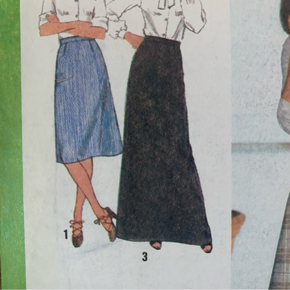 Simplicity 9070 Sewing Pattern Women’s Pencil Skirt Maxi Midi Retro Vintage Cute - Picture 2 of 9